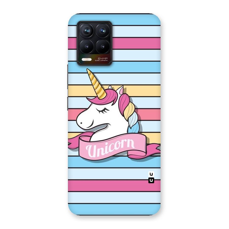 Unicorn Stripes Back Case for Realme 8