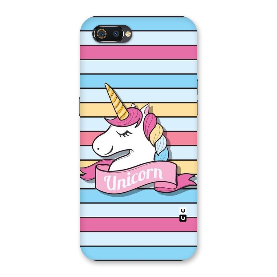Unicorn Stripes Back Case for Realme C2