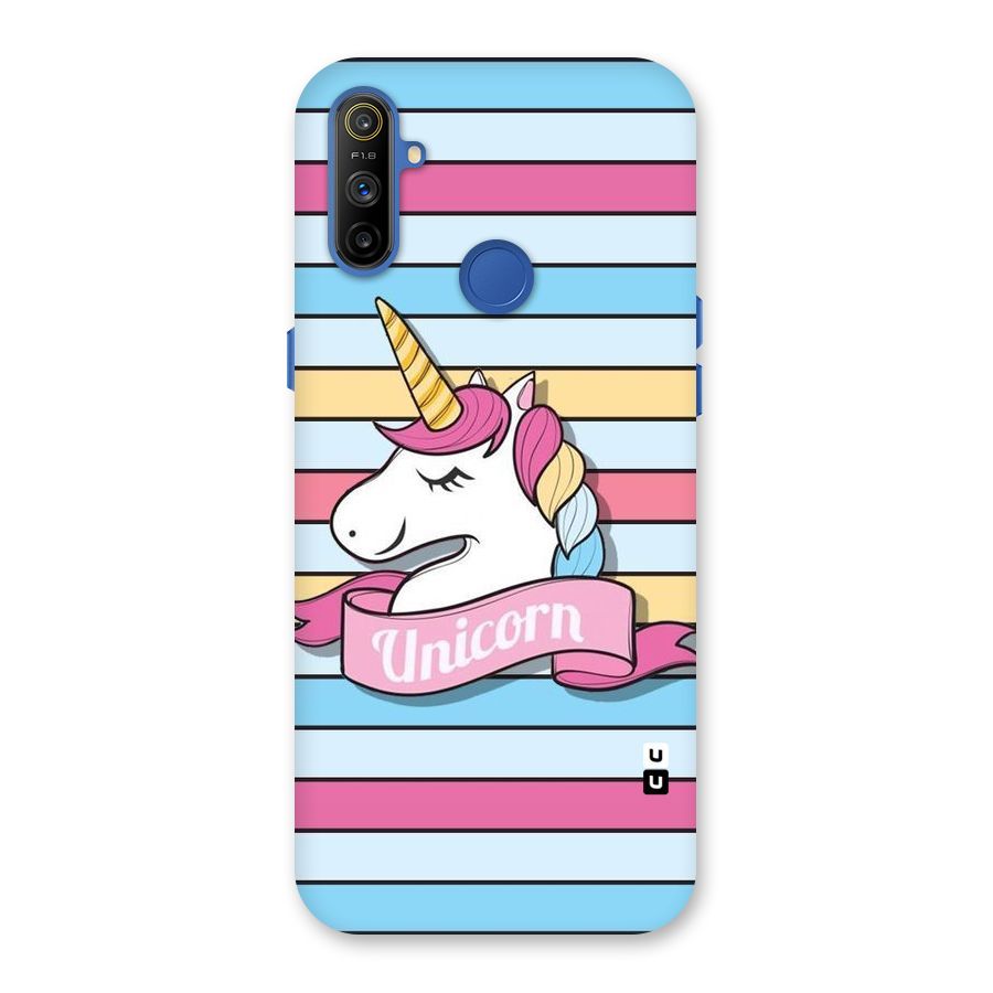 Unicorn Stripes Back Case for Realme Narzo 10A