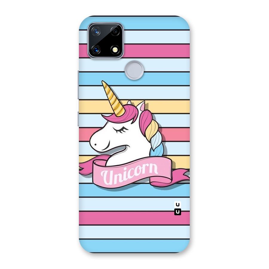 Unicorn Stripes Back Case for Realme Narzo 20