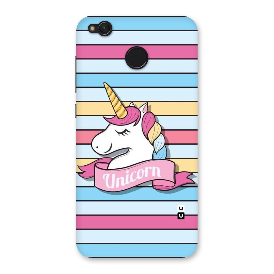 Unicorn Stripes Back Case for Redmi 4