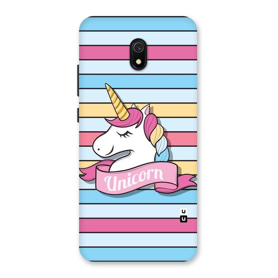 Unicorn Stripes Back Case for Redmi 8A