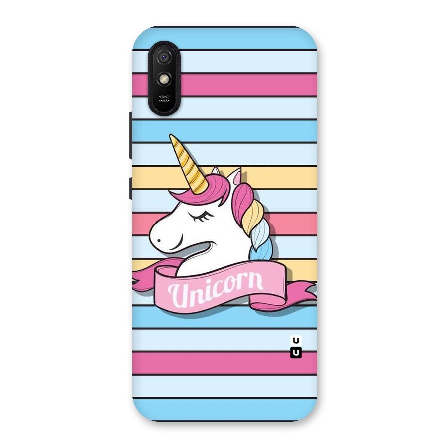 Unicorn Stripes Back Case for Redmi 9A