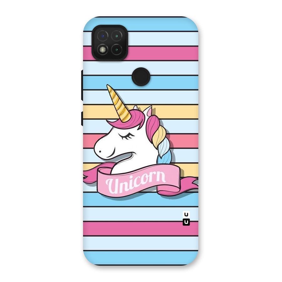 Unicorn Stripes Back Case for Redmi 9C