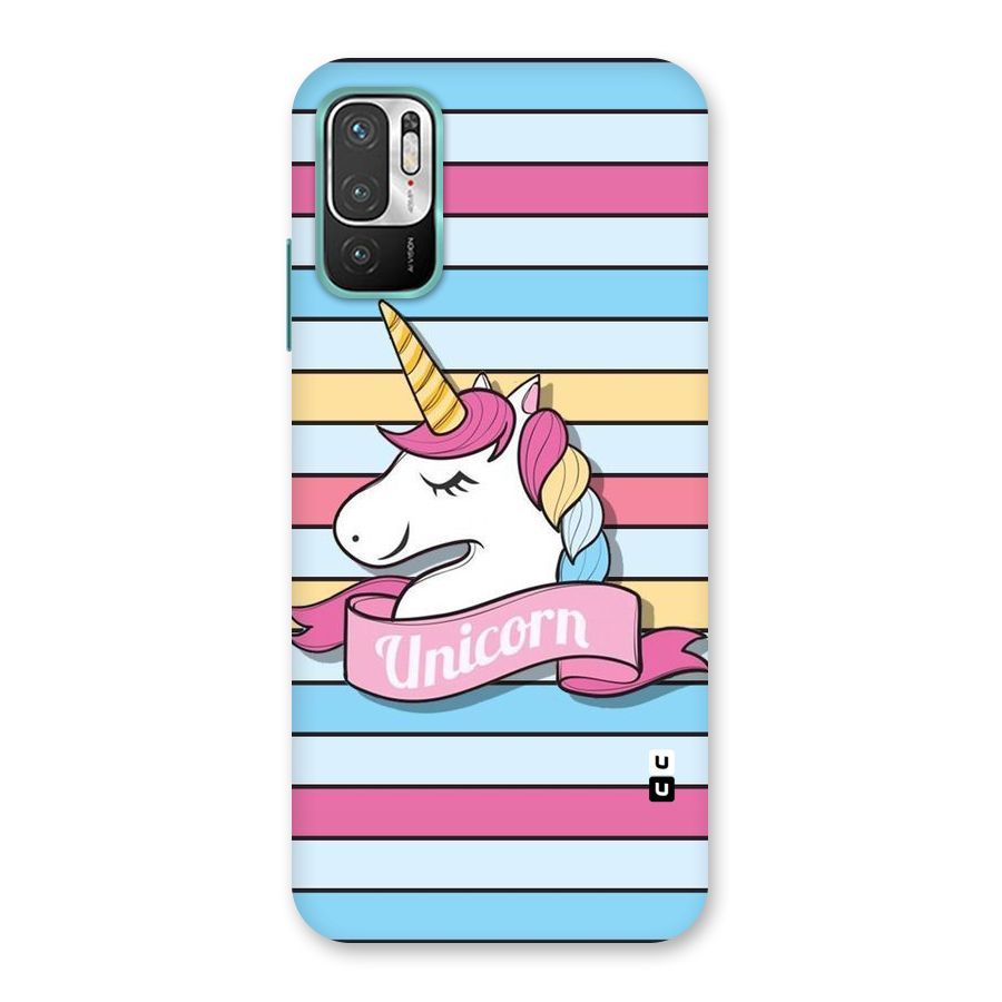 Unicorn Stripes Back Case for Redmi Note 10T 5G
