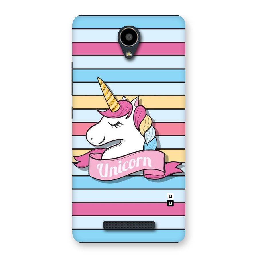 Unicorn Stripes Back Case for Redmi Note 2