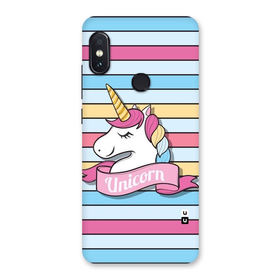 Unicorn Stripes Back Case for Redmi Note 5 Pro