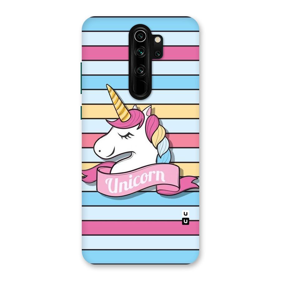 Unicorn Stripes Back Case for Redmi Note 8 Pro