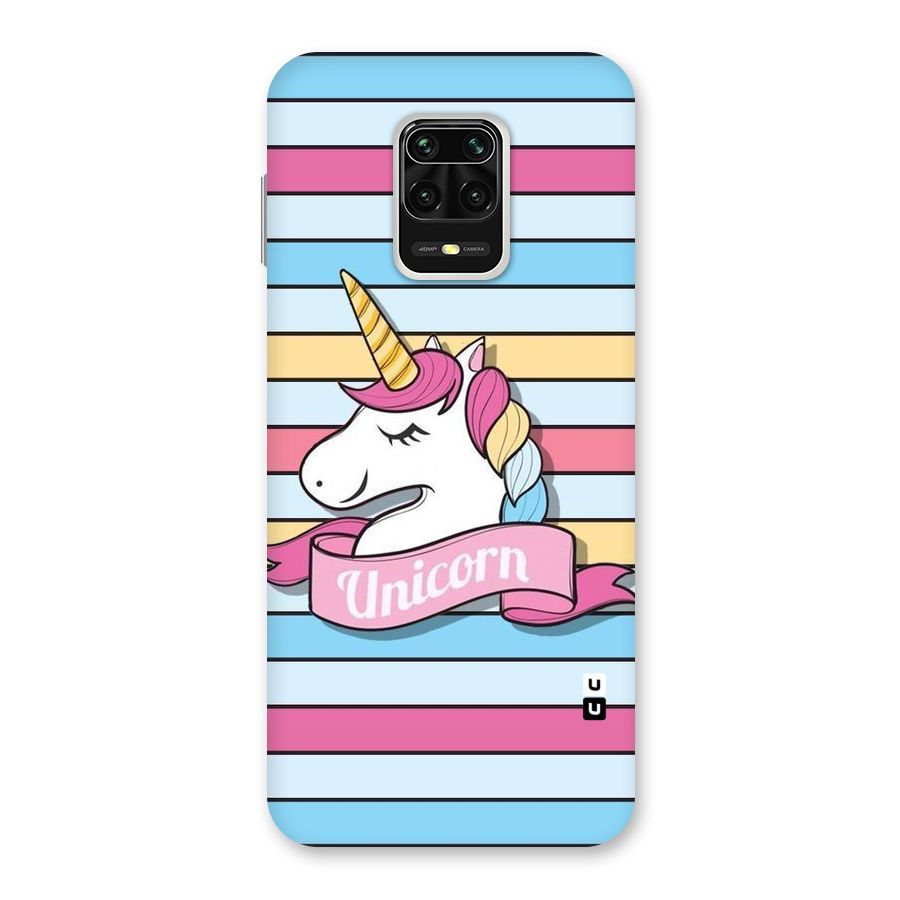 Unicorn Stripes Back Case for Redmi Note 9 Pro Max