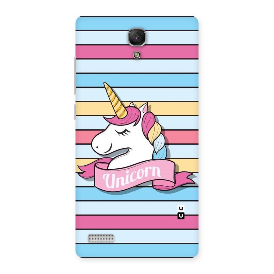 Unicorn Stripes Back Case for Redmi Note Prime