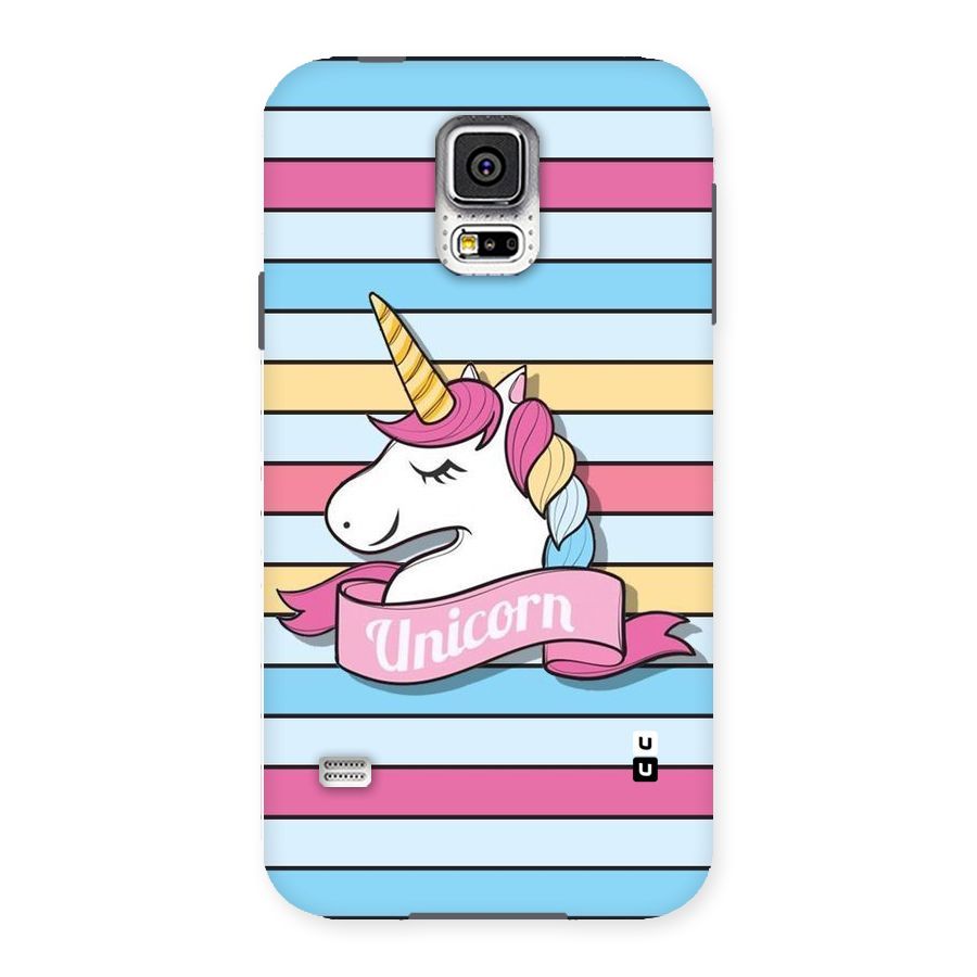 Unicorn Stripes Back Case for Samsung Galaxy S5