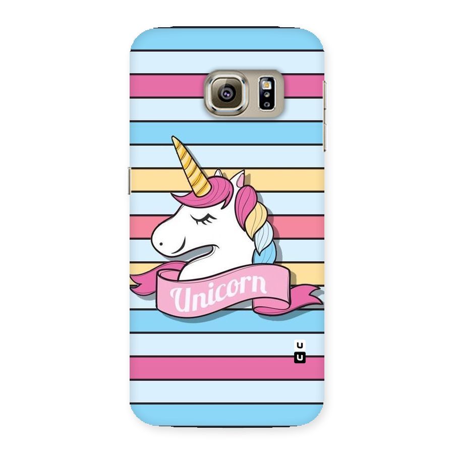 Unicorn Stripes Back Case for Samsung Galaxy S6 Edge