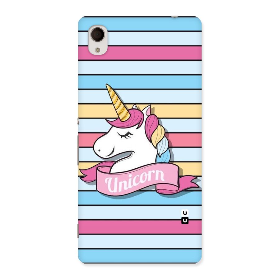 Unicorn Stripes Back Case for Sony Xperia M4