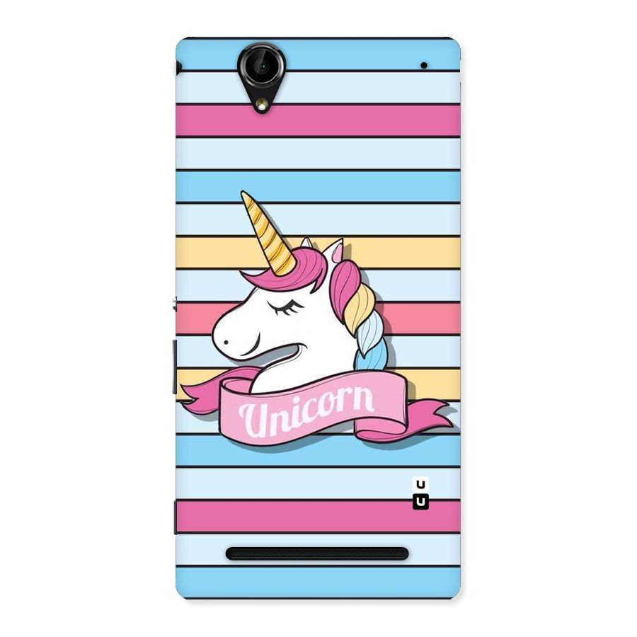 Unicorn Stripes Back Case for Sony Xperia T2