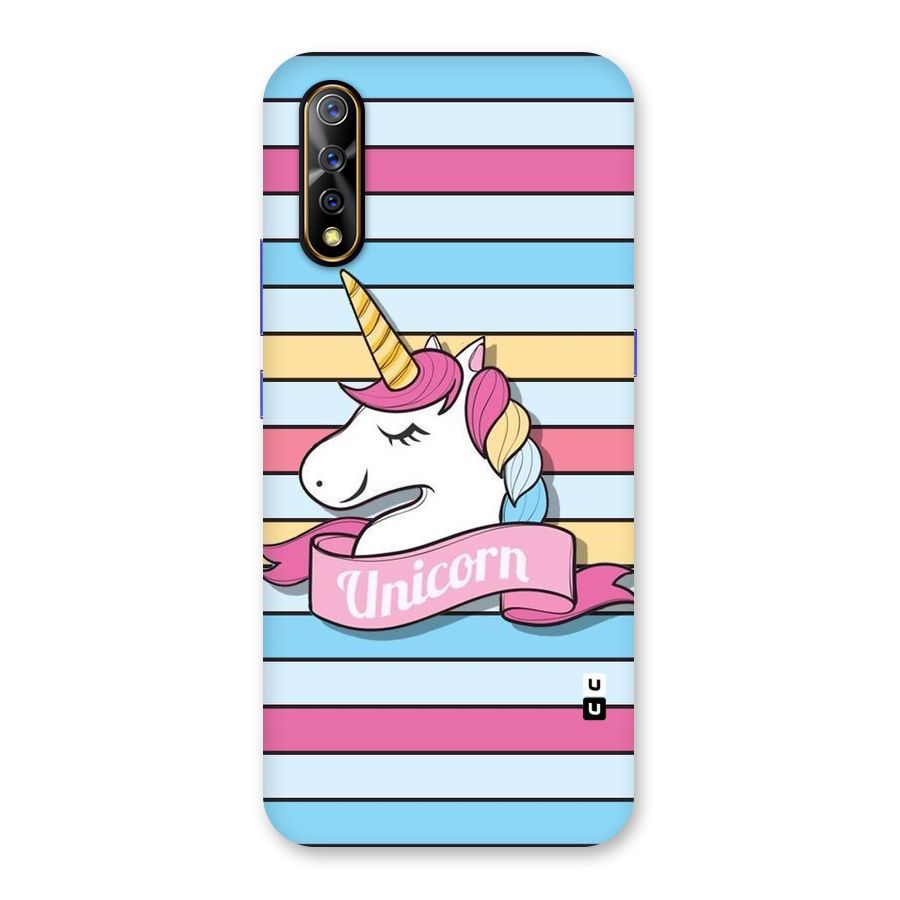 Unicorn Stripes Back Case for Vivo S1
