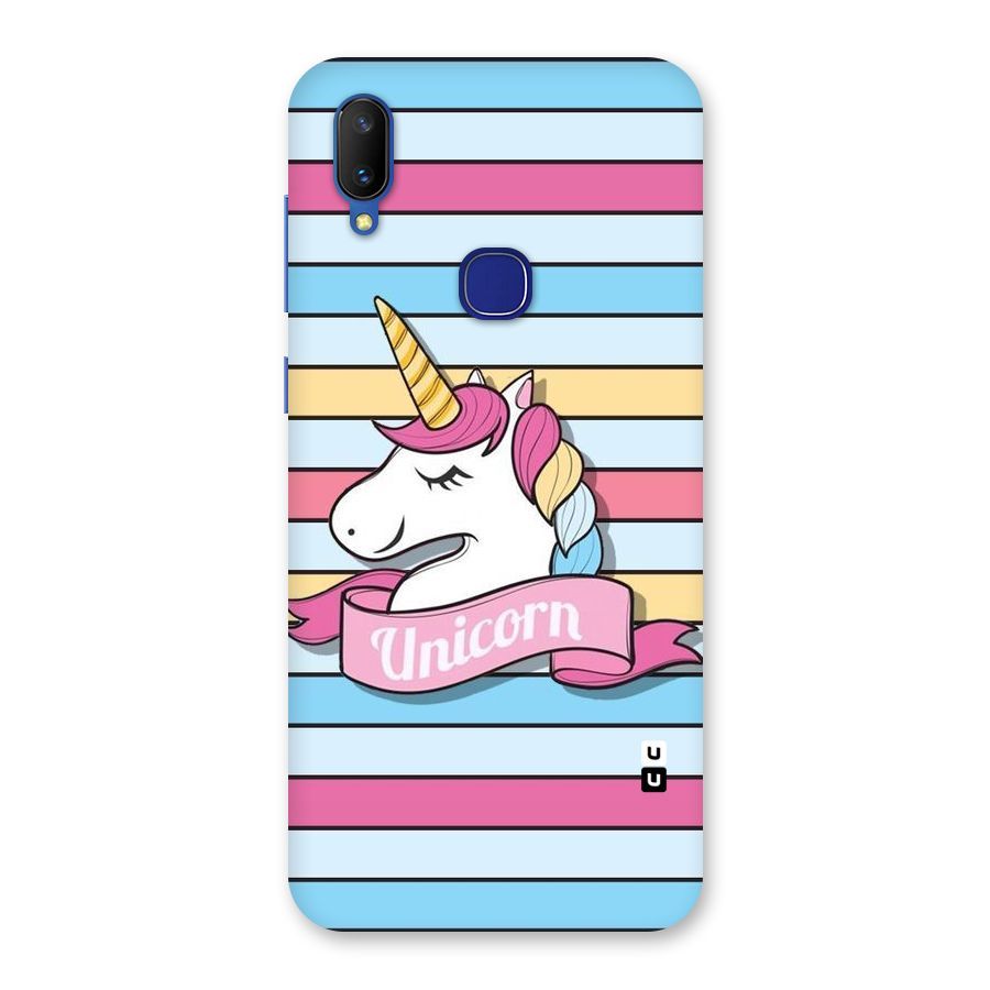 Unicorn Stripes Back Case for Vivo V11