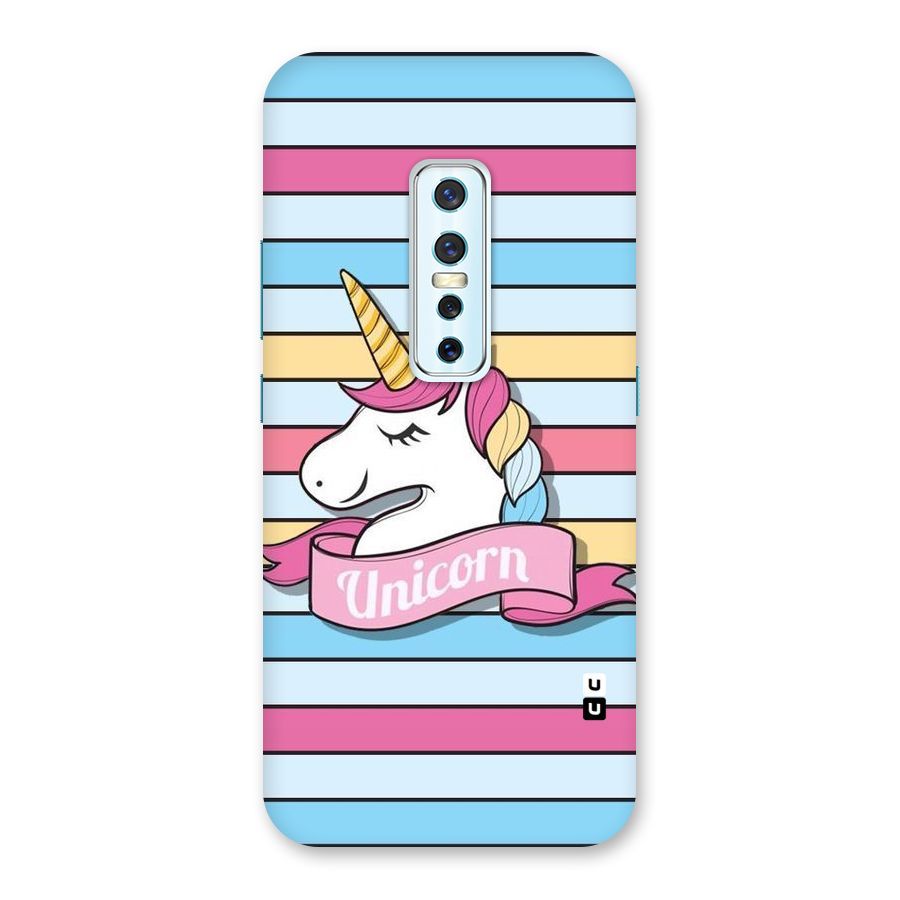 Unicorn Stripes Back Case for Vivo V17 Pro