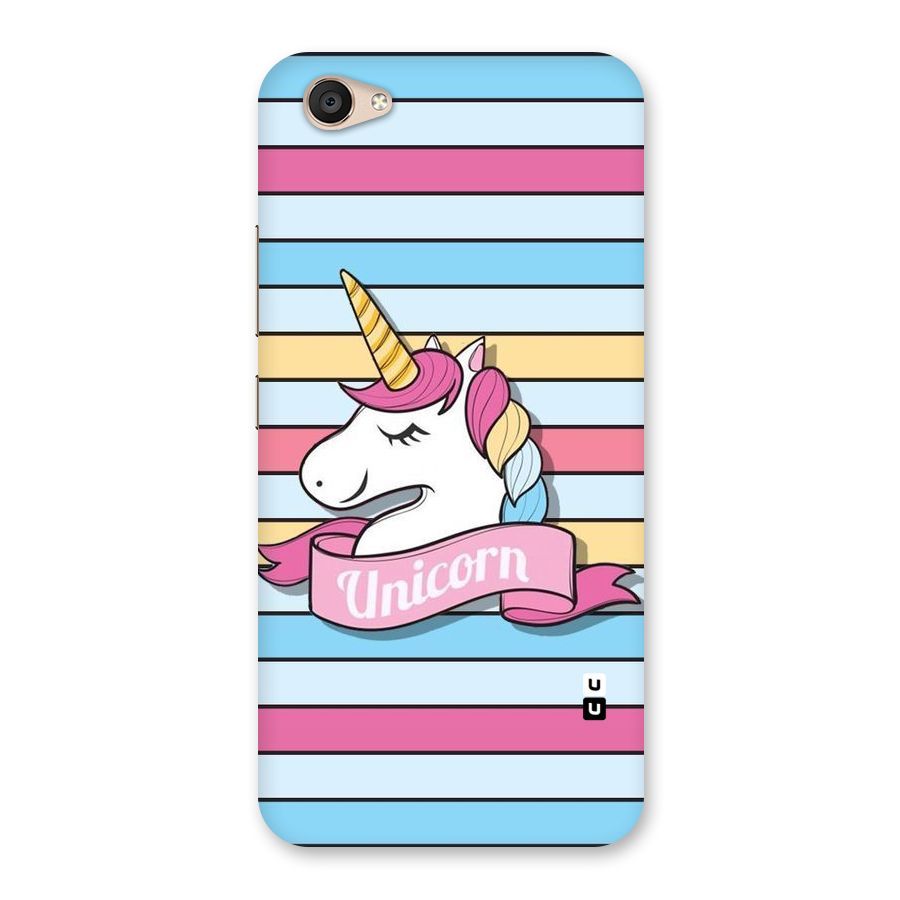 Unicorn Stripes Back Case for Vivo V5 Plus