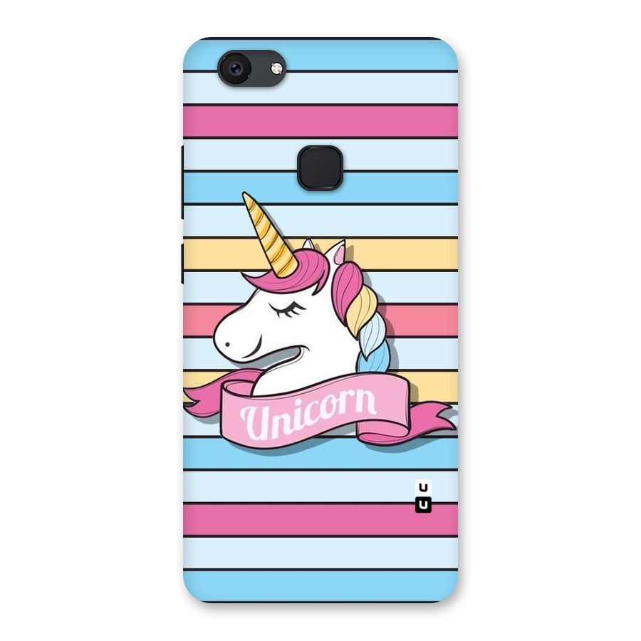 Unicorn Stripes Back Case for Vivo V7 Plus