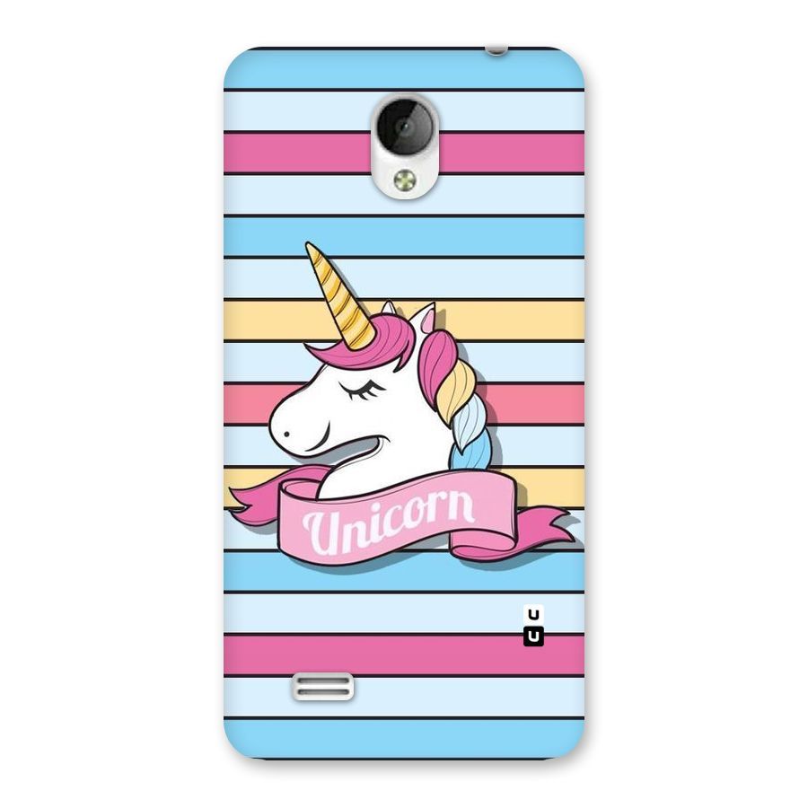 Unicorn Stripes Back Case for Vivo Y21
