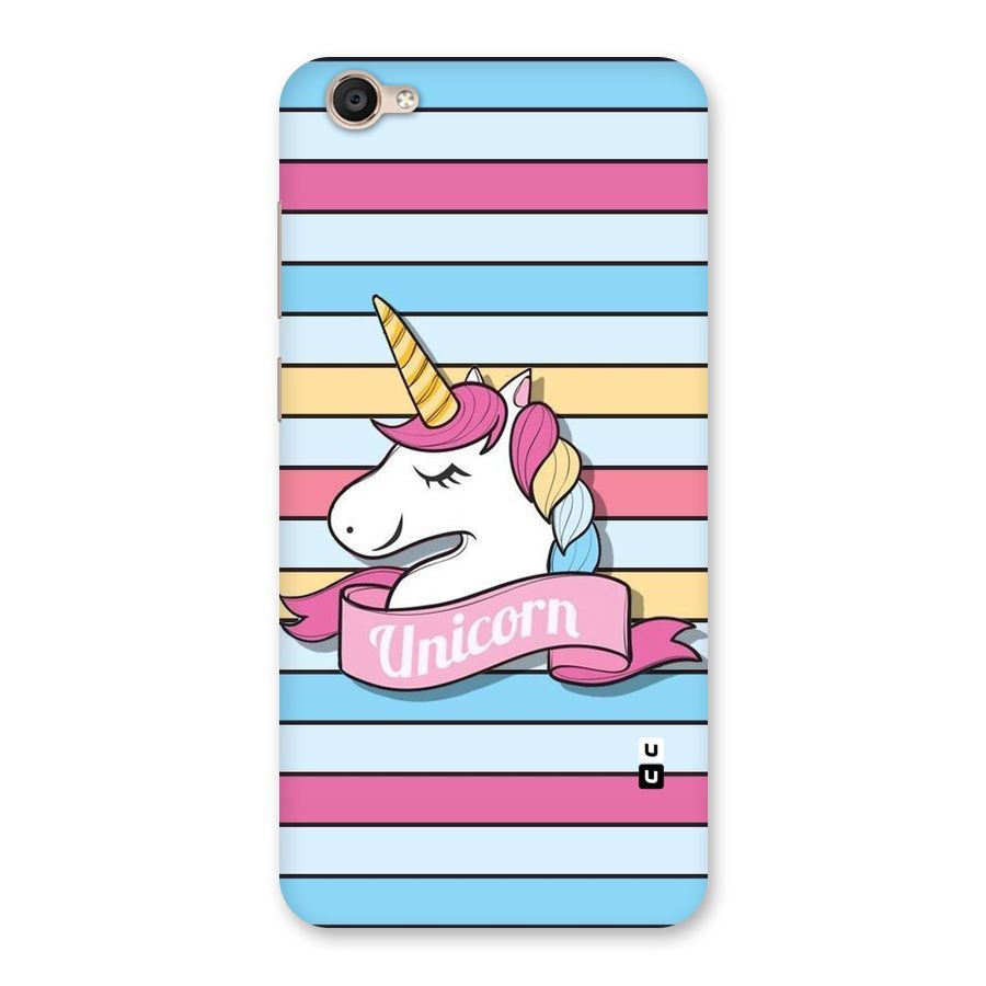 Unicorn Stripes Back Case for Vivo Y55L