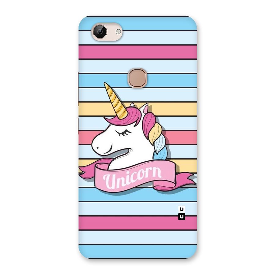 Unicorn Stripes Back Case for Vivo Y83