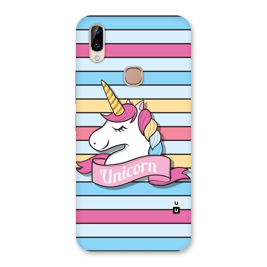 Unicorn Stripes Back Case for Vivo Y83 Pro
