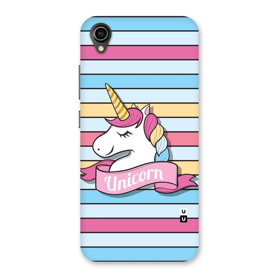 Unicorn Stripes Back Case for Vivo Y90