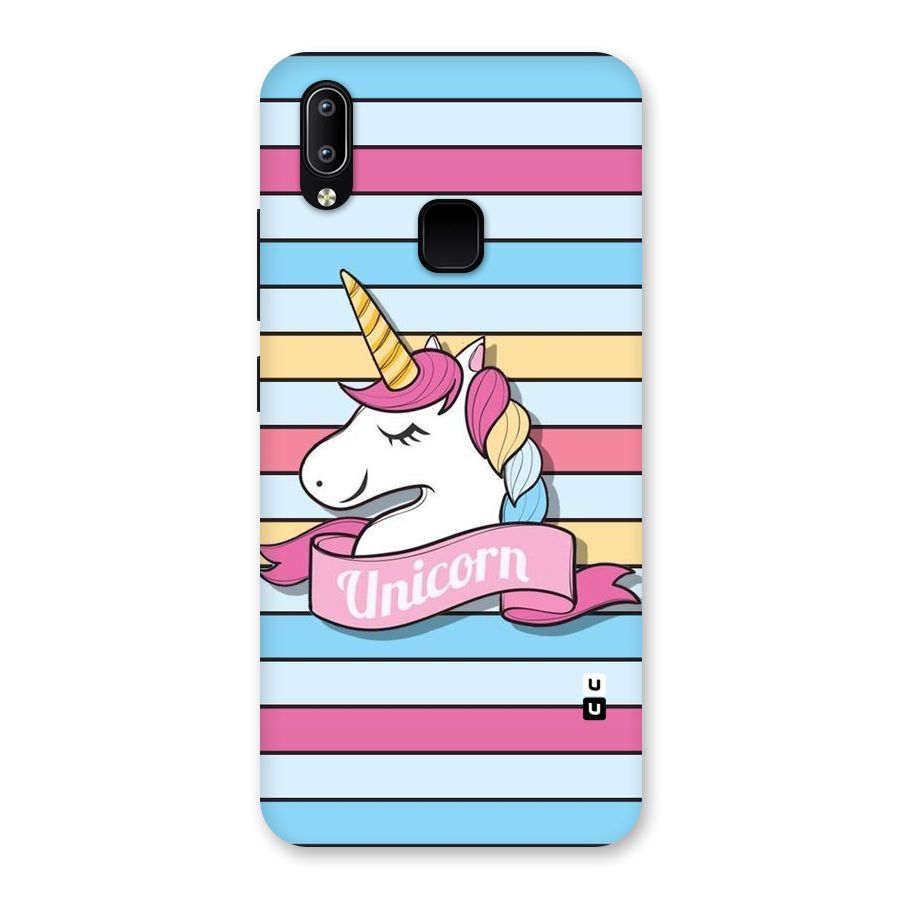 Unicorn Stripes Back Case for Vivo Y93