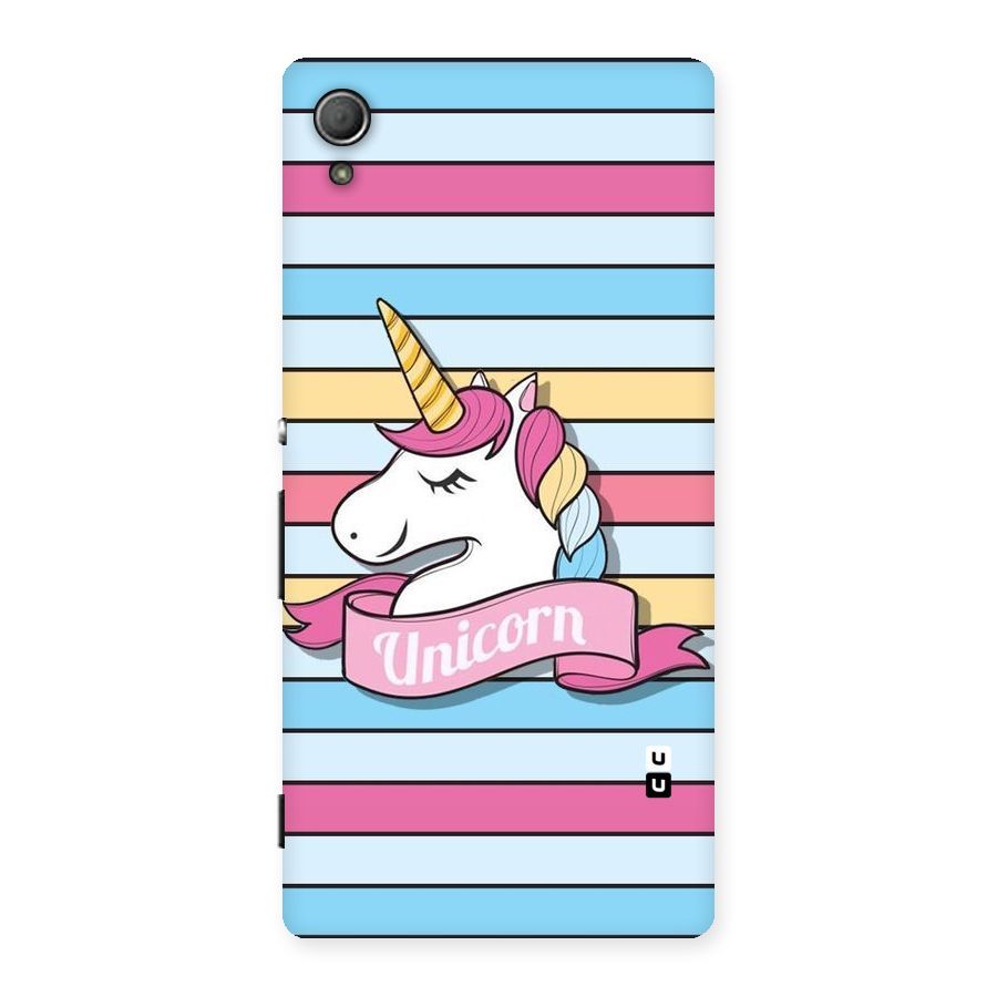 Unicorn Stripes Back Case for Xperia Z4