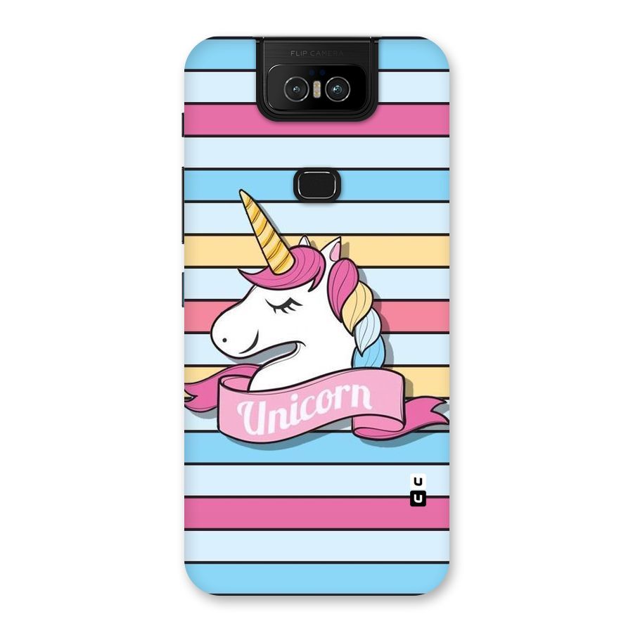 Unicorn Stripes Back Case for Zenfone 6z