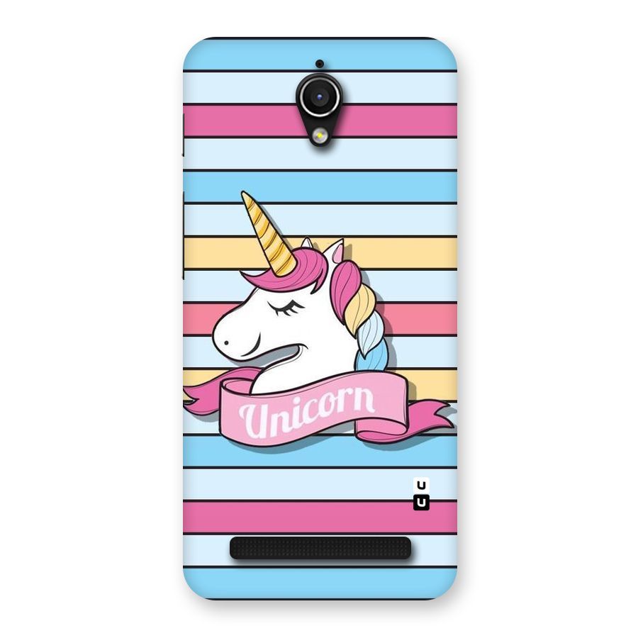 Unicorn Stripes Back Case for Zenfone Go