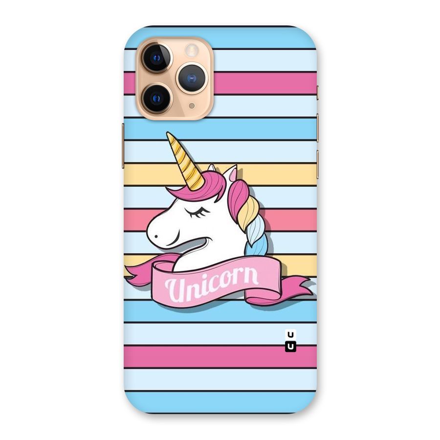 Unicorn Stripes Back Case for iPhone 11 Pro