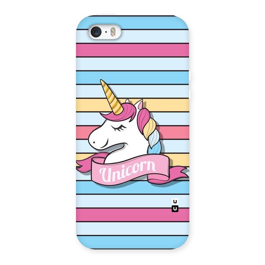 Unicorn Stripes Back Case for iPhone 5 5S