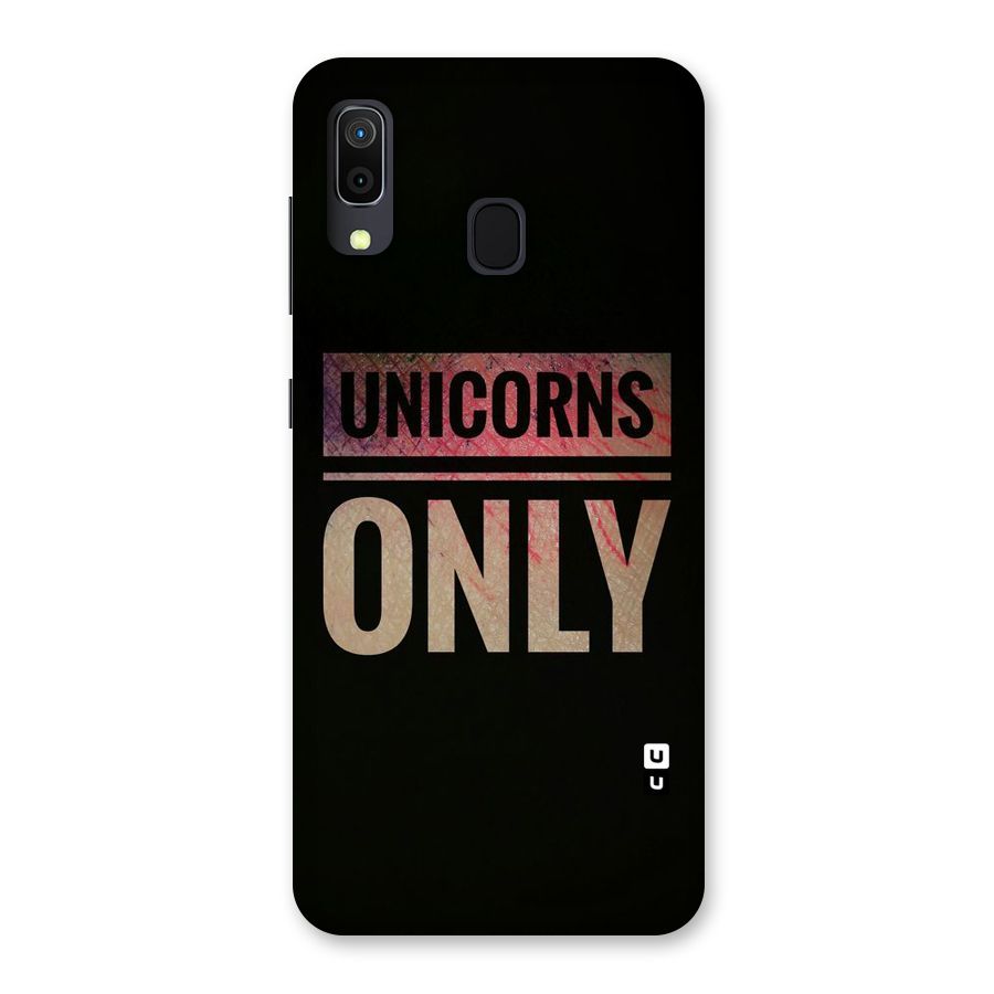 Unicorns Only Back Case for Galaxy A30