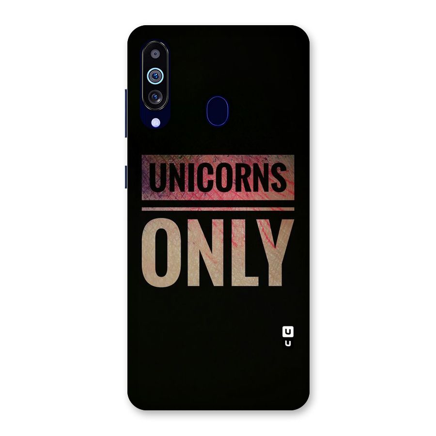 Unicorns Only Back Case for Galaxy A60