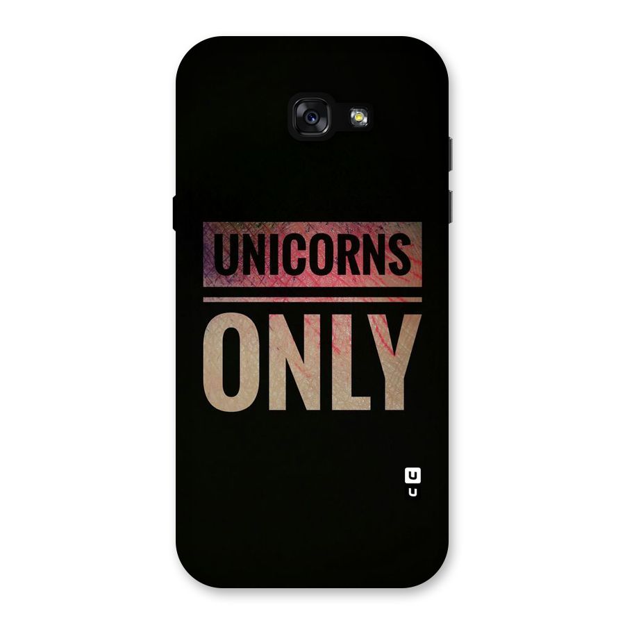 Unicorns Only Back Case for Galaxy A7 (2017)