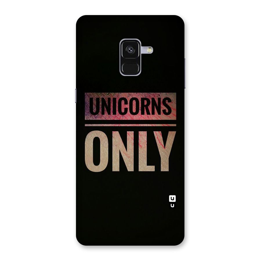Unicorns Only Back Case for Galaxy A8 Plus
