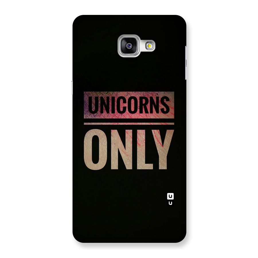 Unicorns Only Back Case for Galaxy A9