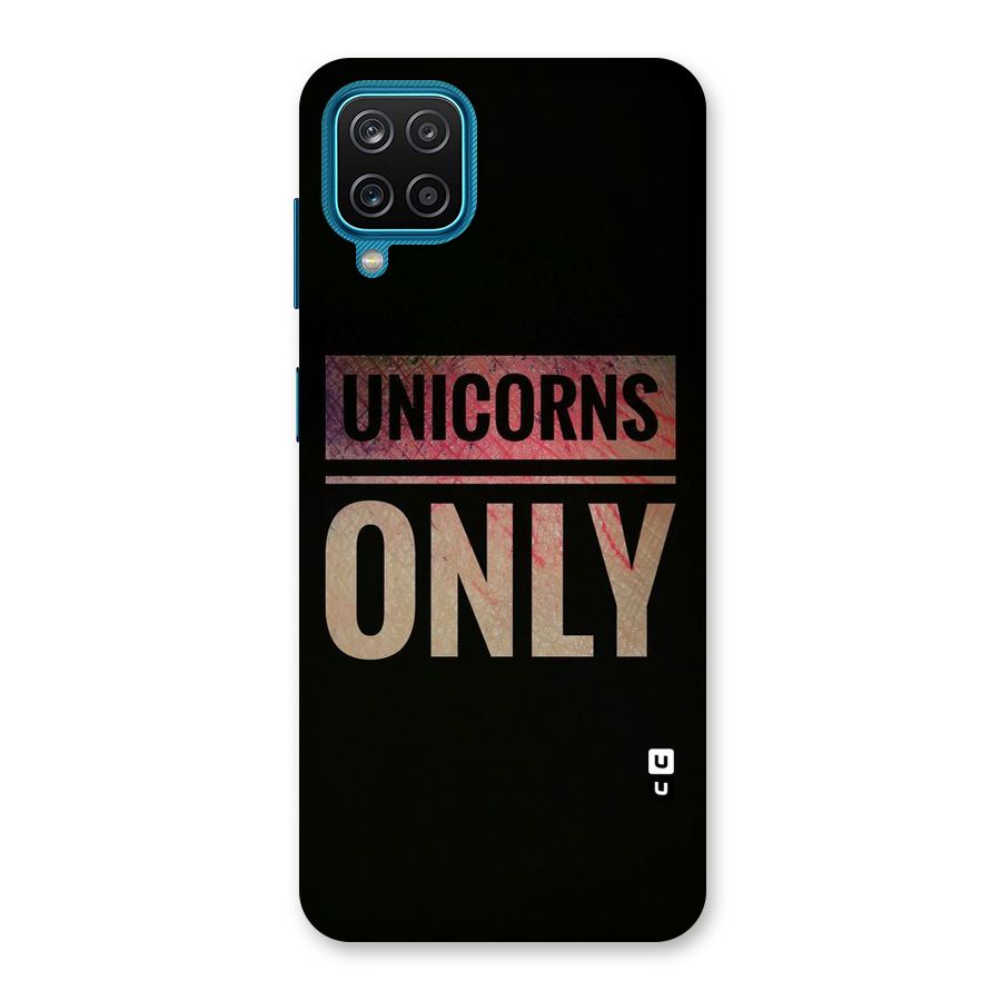 Unicorns Only Back Case for Galaxy F12