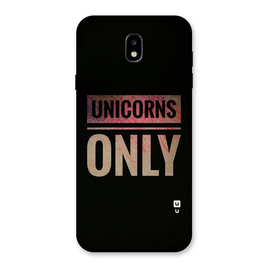 Unicorns Only Back Case for Galaxy J7 Pro