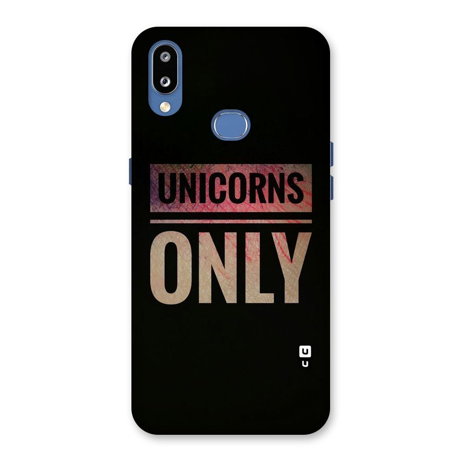 Unicorns Only Back Case for Galaxy M01s
