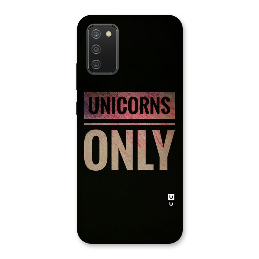 Unicorns Only Back Case for Galaxy M02s