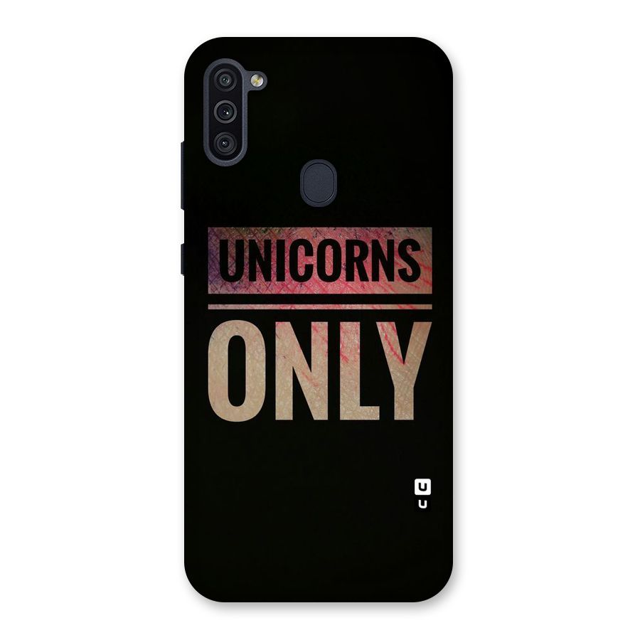 Unicorns Only Back Case for Galaxy M11