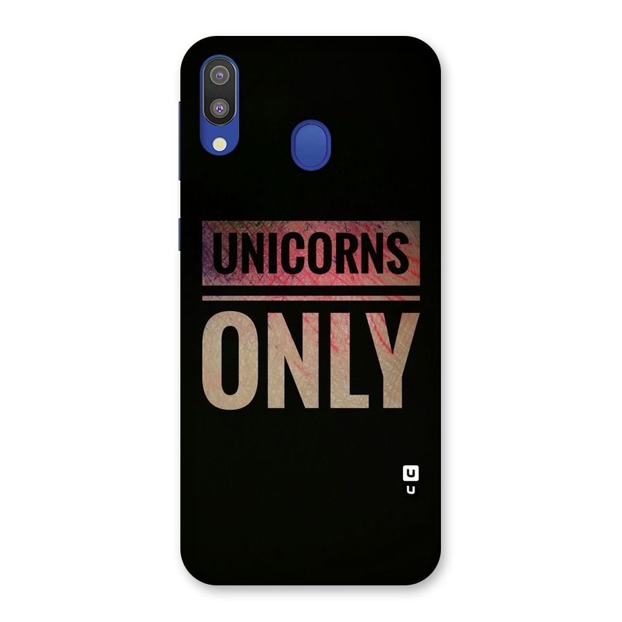 Unicorns Only Back Case for Galaxy M20