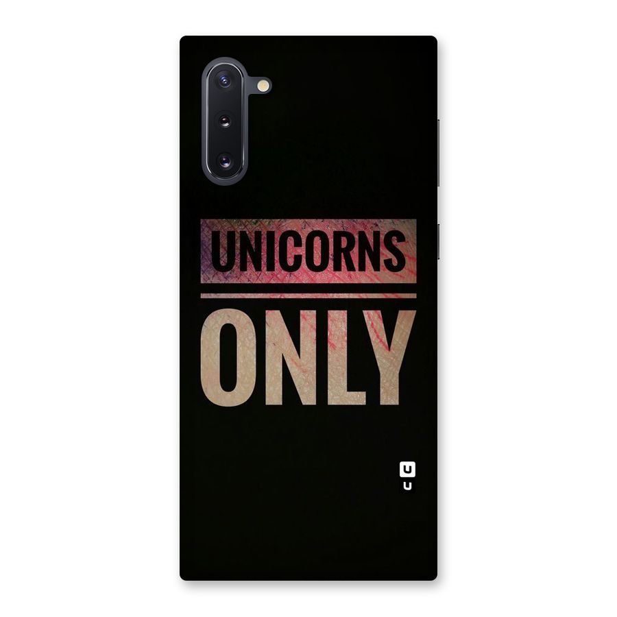 Unicorns Only Back Case for Galaxy Note 10
