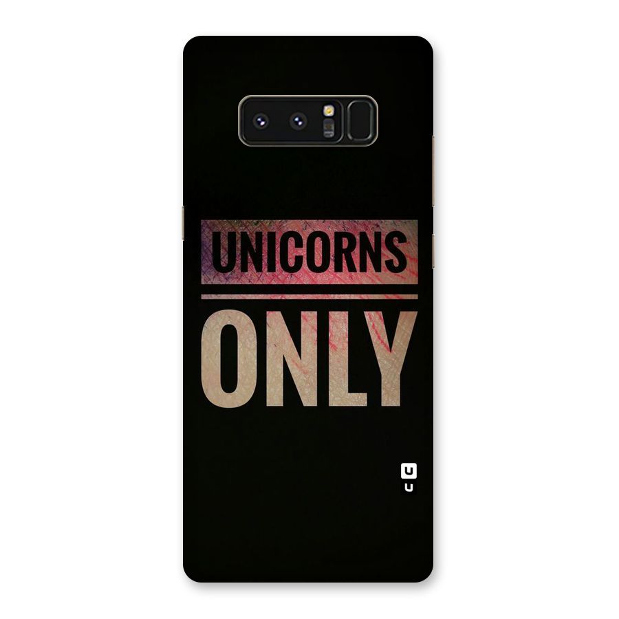 Unicorns Only Back Case for Galaxy Note 8
