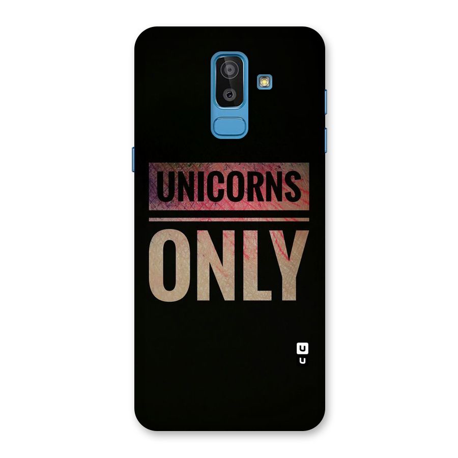 Unicorns Only Back Case for Galaxy On8 (2018)