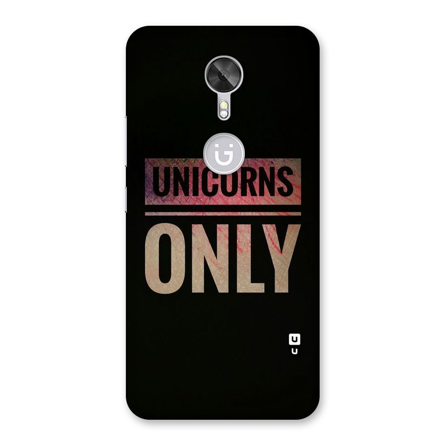 Unicorns Only Back Case for Gionee A1