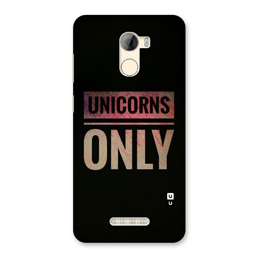 Unicorns Only Back Case for Gionee A1 LIte